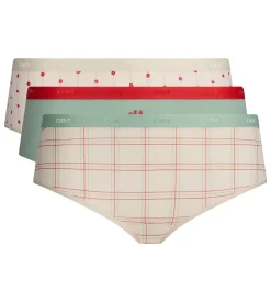 Lot de 3 shortys fleurs douces Les Pockets Coton