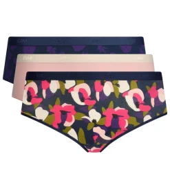 Lot de 3 shortys floral chic Les Pockets Coton