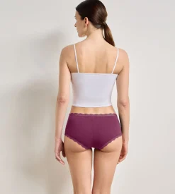 Lot de 2 shortys rose émeraude Daily Coton Dentelle