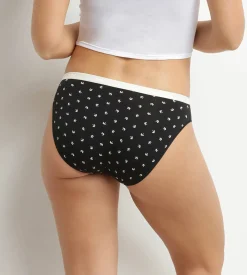 Lot de 5 slips femme coton stretch motif tropical Les Pockets