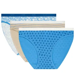 Lot de 3 slips femme coton stretch motif plage Les Pockets