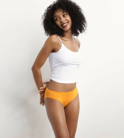 Lot de 2 slips femme en coton et nylon Fuchsia Jaune Oh My Dim’s