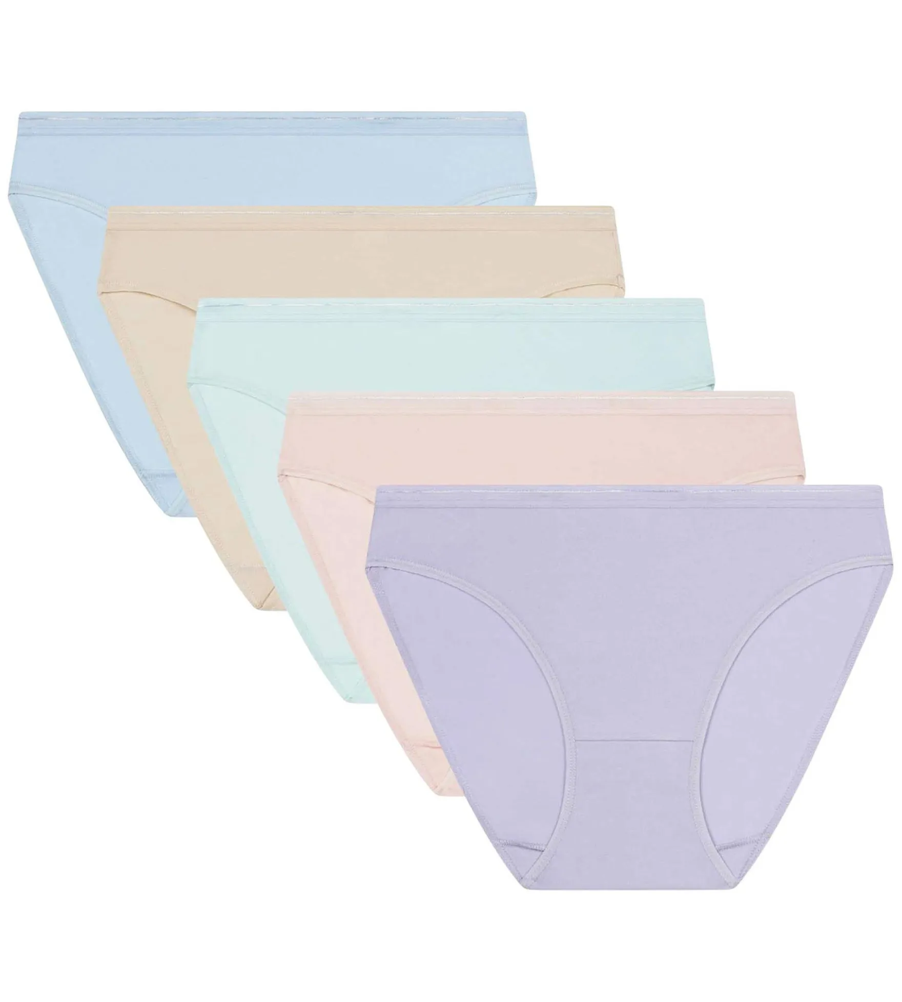 Lot de 5 slips femme pastel Dim x Ines de La Fressange