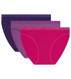 Lot de 3 slips femme Violet Les Pockets Ecodim