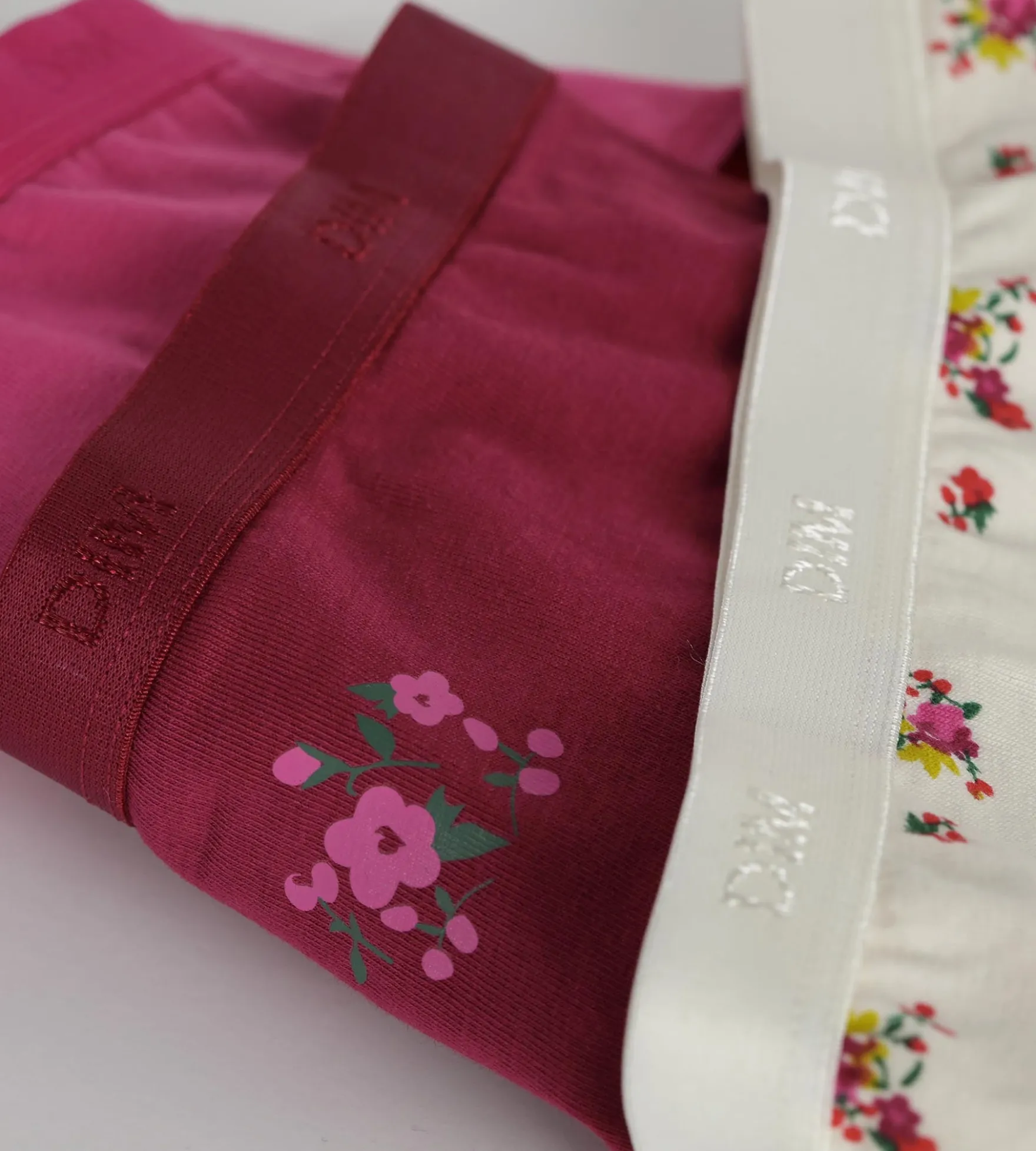 Lot de 3 slips fille en coton stretch Liberty Violet Les Pockets