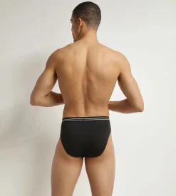 Lot de 4 slips homme en coton stretch Noir EcoDim