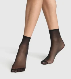Lot de 2 socquettes noires irisées Sublim 14D