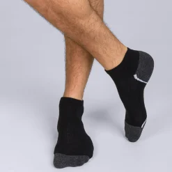Lot de 3 socquettes noires sport sneakers Homme Dim Sport