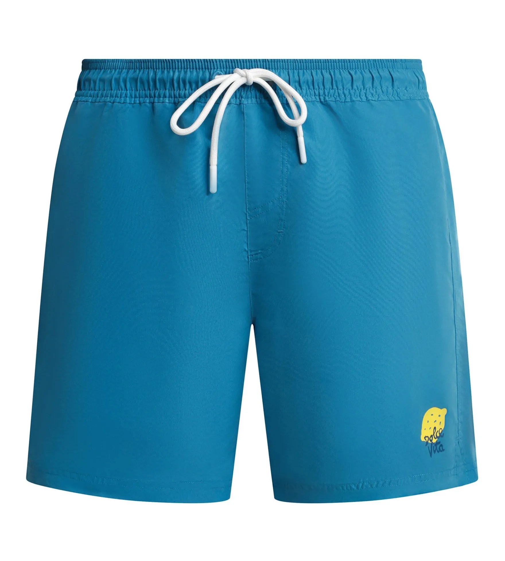 Maillot de bain homme boxer Bleu motif citron Dim Swimwear