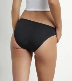 Maillot de bain menstruel slip Noir flux léger à moyen Dim Protect