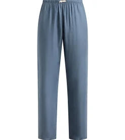 Pantalon de pyjama twill bleu poudré Slow Days Fresh Vibes