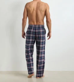 Pantalon long homme tartan bleu Dim Flannel