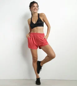 Short de sport femme en viscose Rouge Dim Move
