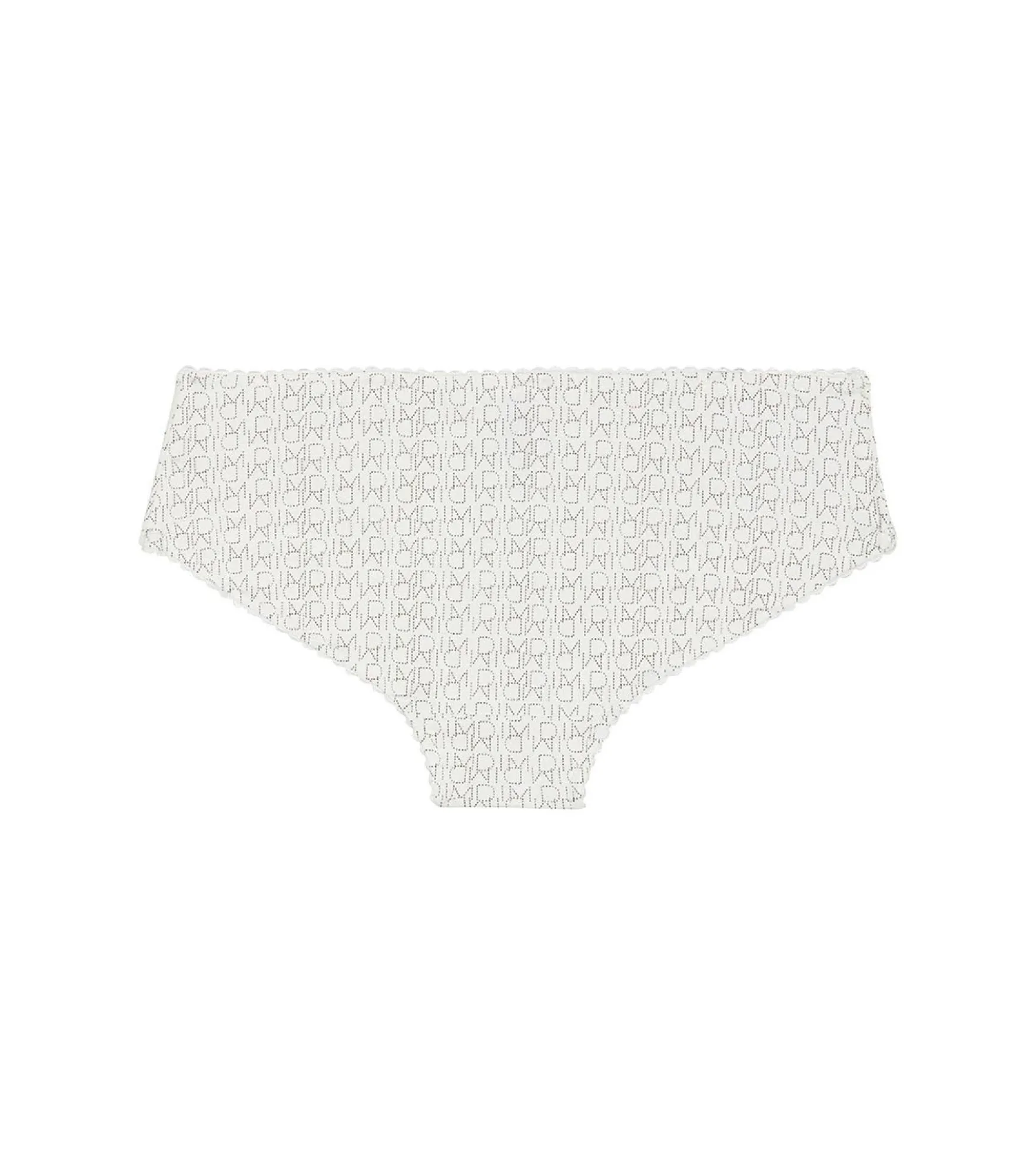 Shorty blanc fille imprimé logo Dim Touch