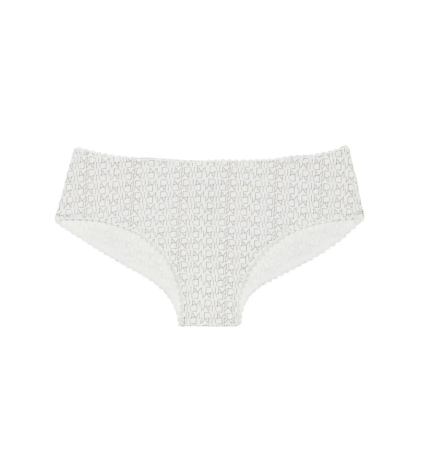 Shorty blanc fille imprimé logo Dim Touch