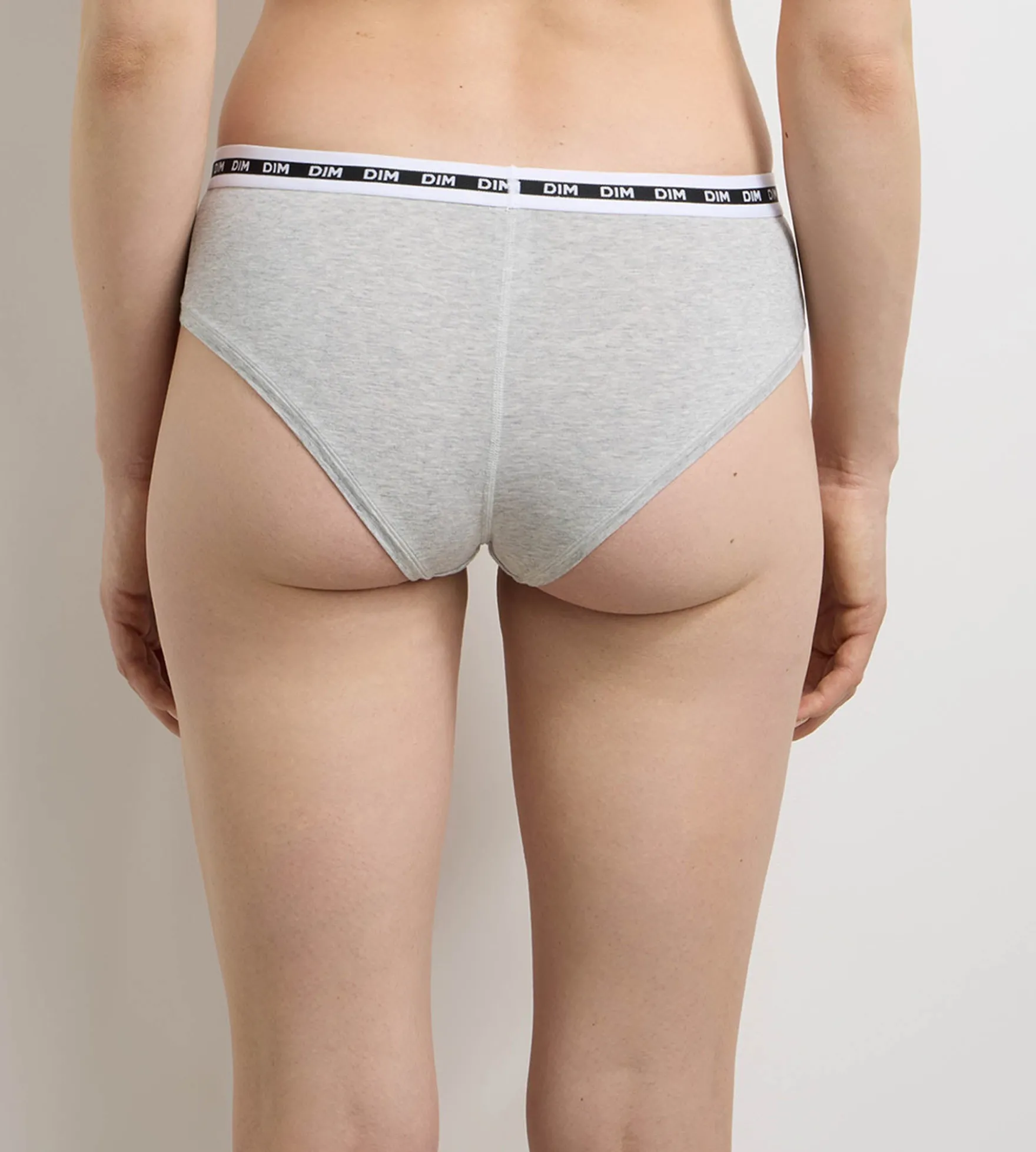 Shorty femme Gris Chiné Dim Icons