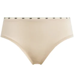 Slip femme en coton modal Beige à fine ceinture Dim Icons Essentiel