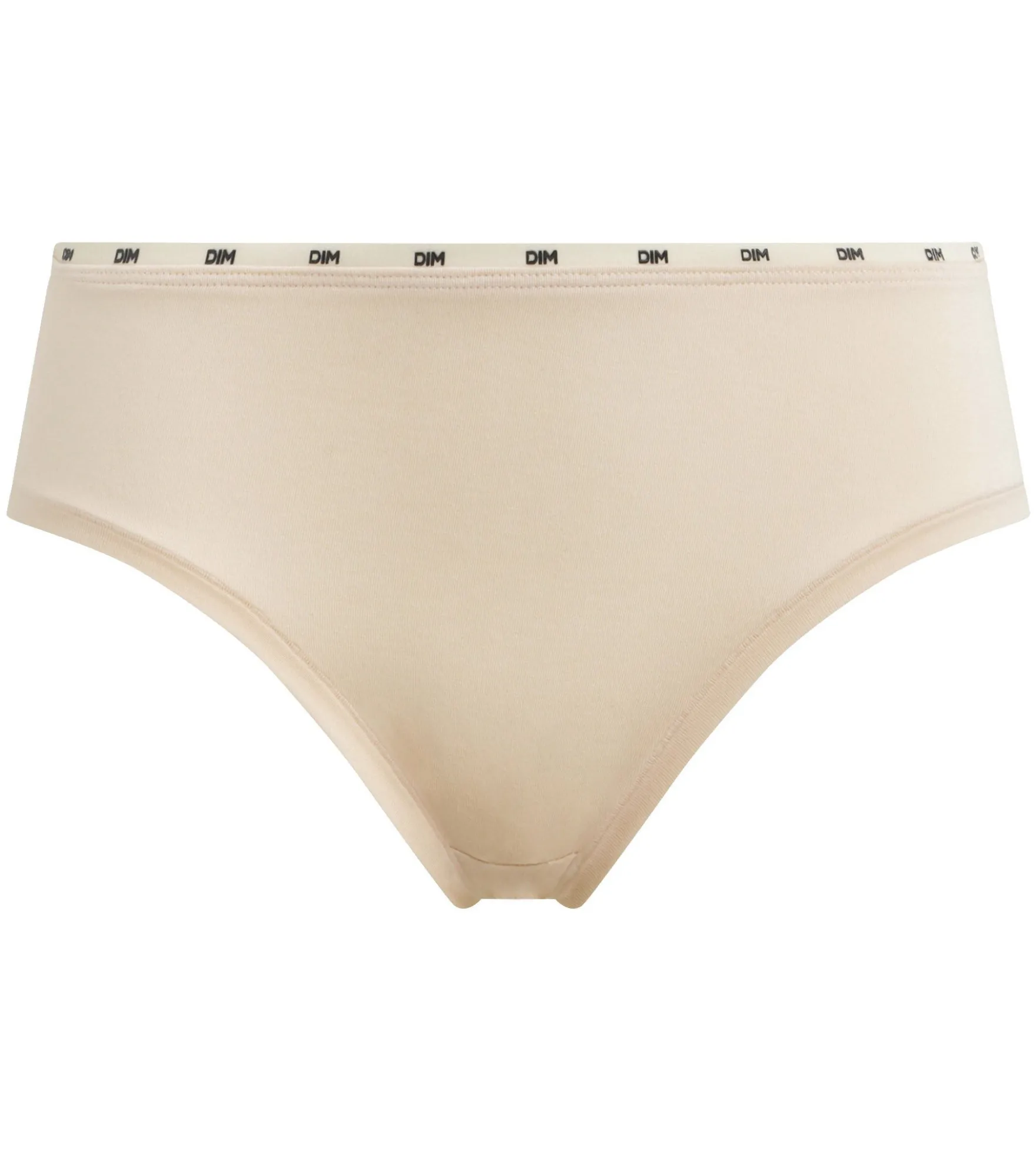 Slip femme en coton modal Beige à fine ceinture Dim Icons Essentiel