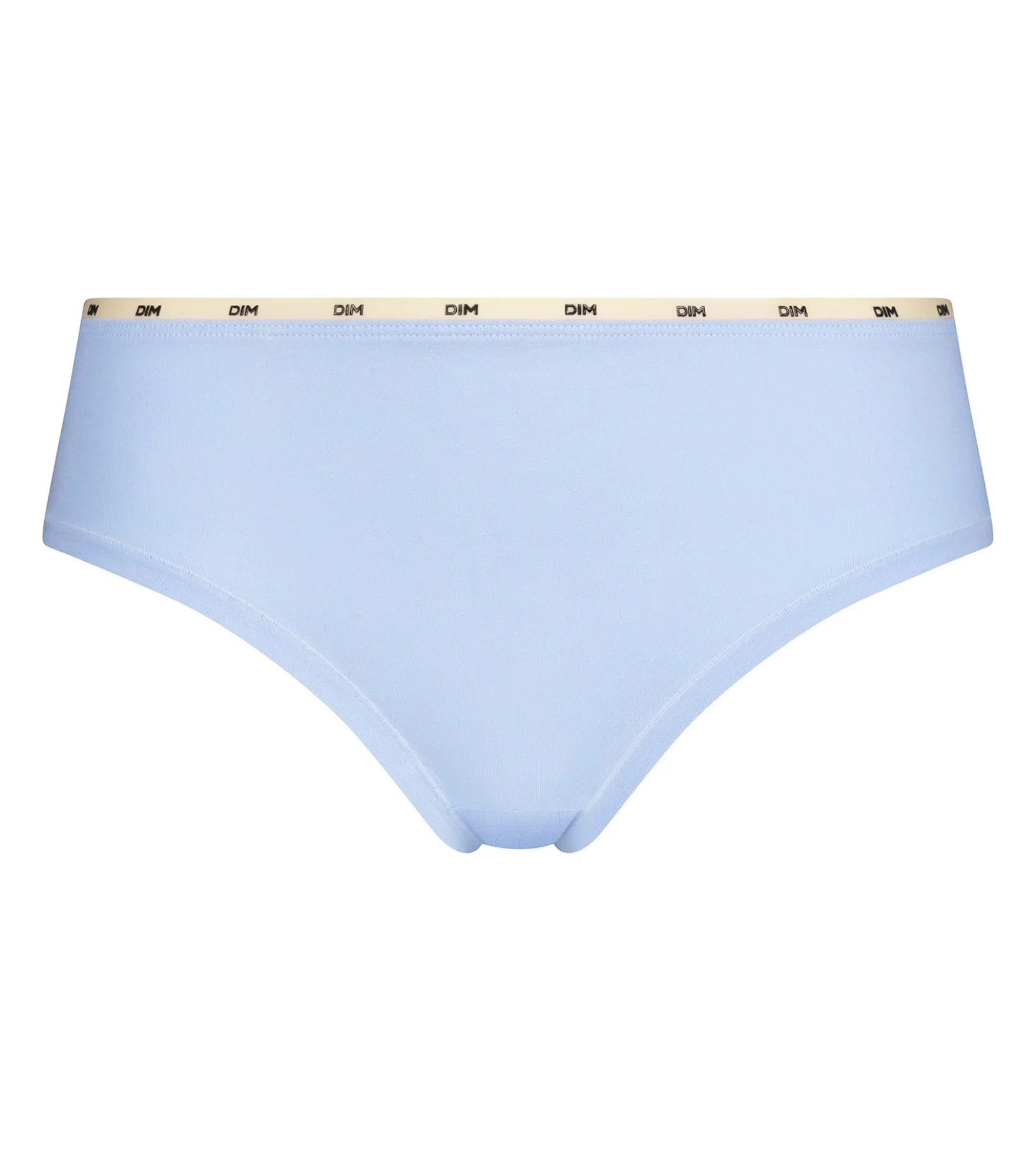 Slip femme en coton modal Bleu à fine ceinture Dim Icons Essentiel