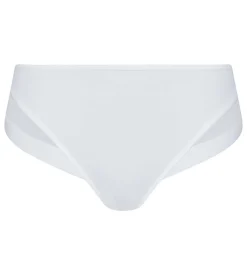 Slip femme en microfibre et tulle blanc Generous de Dim