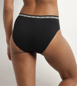 Slip femme en modal polyamide sans couture Noir Dim Icons Seamless