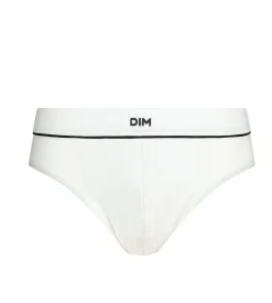 Slip homme en coton modal Blanc Écru Dim Gentleman