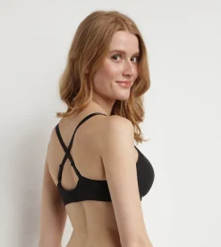 Soutien-gorge ampliforme invisible noir Generous Limited Edition Dim