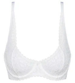 Soutien-gorge à armatures en dentelle florale Blanc Daily Dentelle