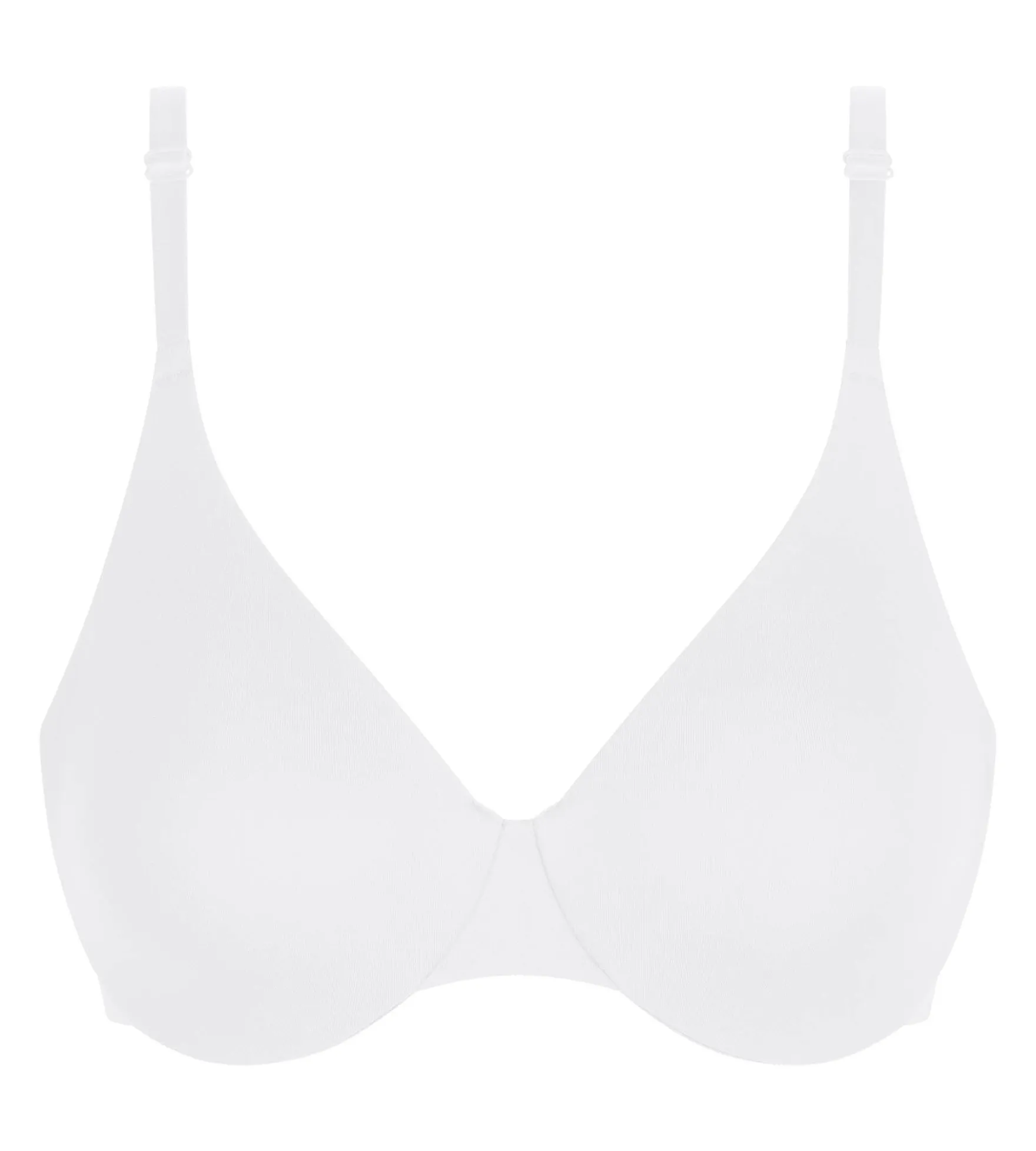Soutien-gorge à armatures en microfibre Blanc Dim Invisible