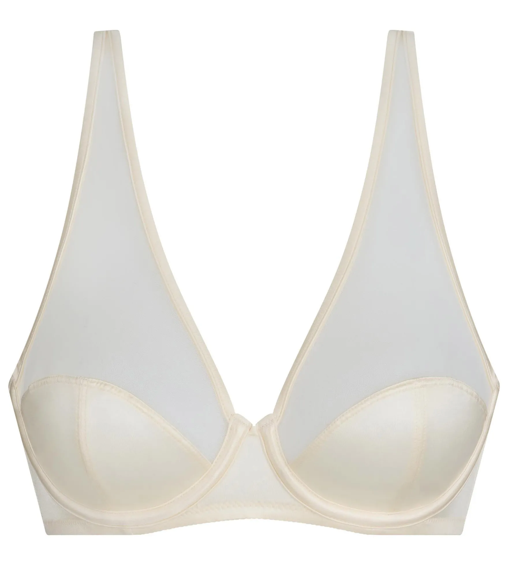 Soutien-gorge à armatures ivoire Dim x Ines de la Fressange