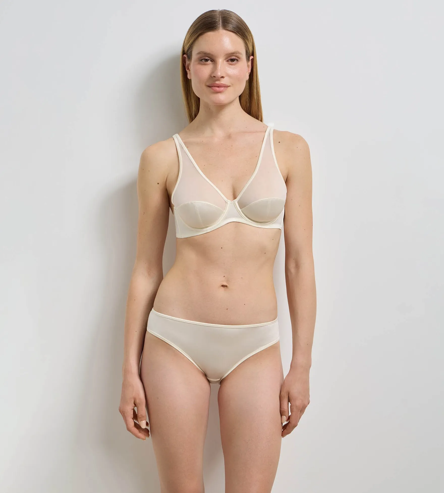 Soutien-gorge à armatures ivoire Dim x Ines de la Fressange
