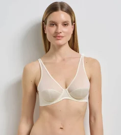 Soutien-gorge à armatures ivoire Dim x Ines de la Fressange