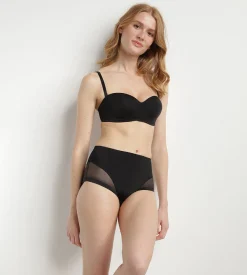 Soutien-gorge bandeau Noir sans armatures pour femme InvisiFree