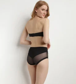 Soutien-gorge bandeau Noir sans armatures pour femme InvisiFree