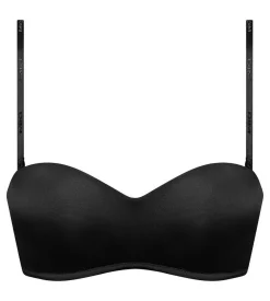 Soutien-gorge bandeau Noir sans armatures pour femme InvisiFree