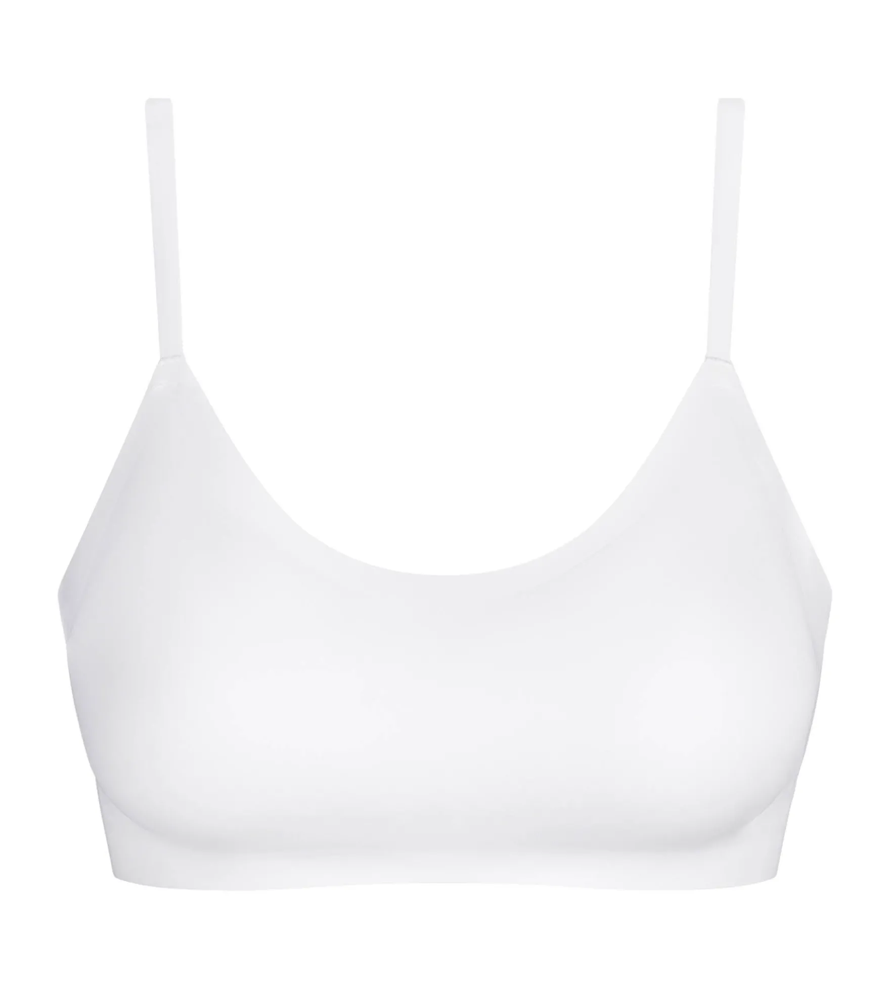 Soutien-gorge brassière en microfibre Blanc Dim Invisible