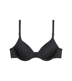 Soutien-gorge à coques noir pour fille Dim Invisible