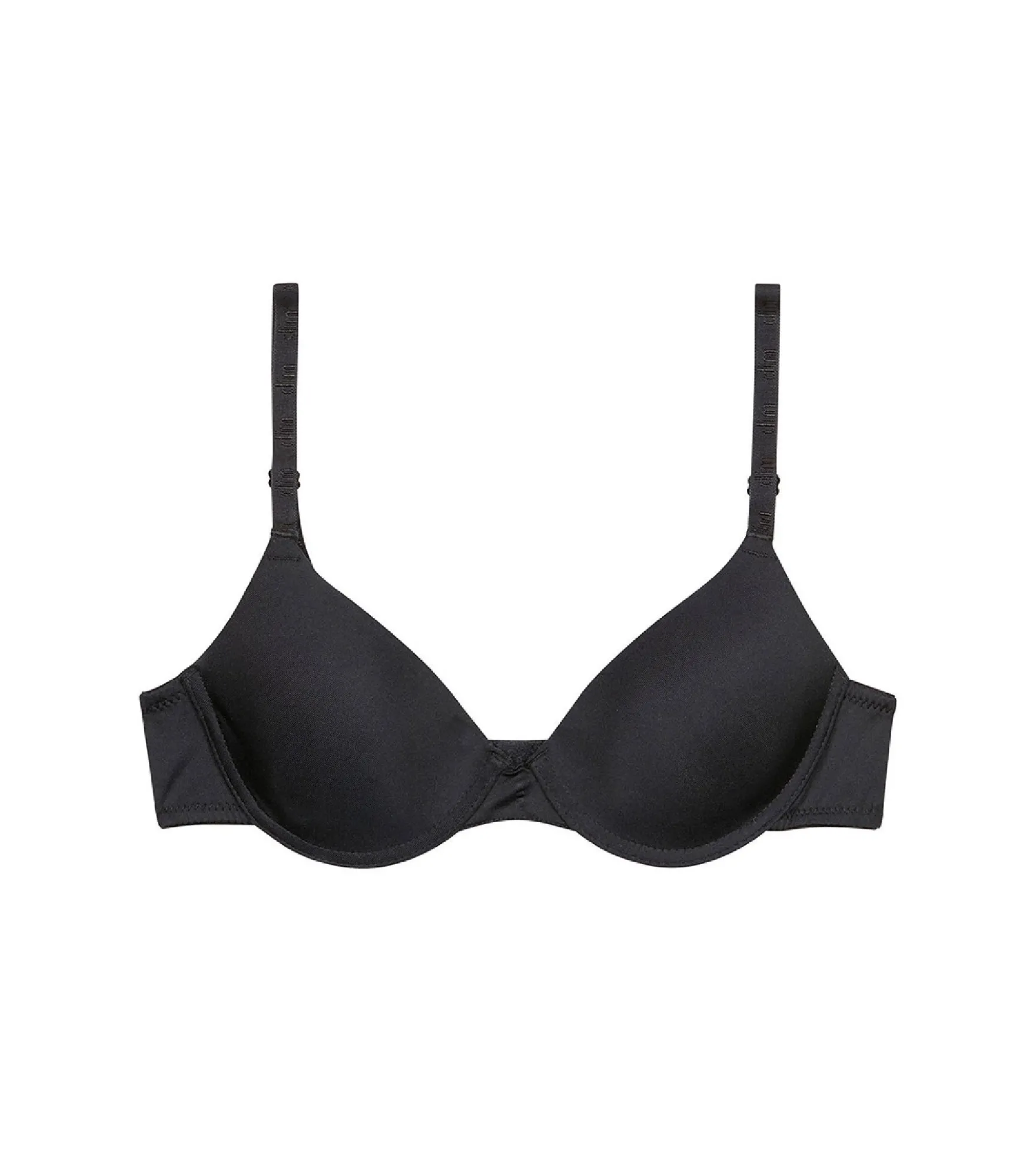 Soutien-gorge à coques noir pour fille Dim Invisible