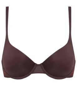 Soutien-gorge corbeille ampliforme marron précieux InvisiFree de Dim