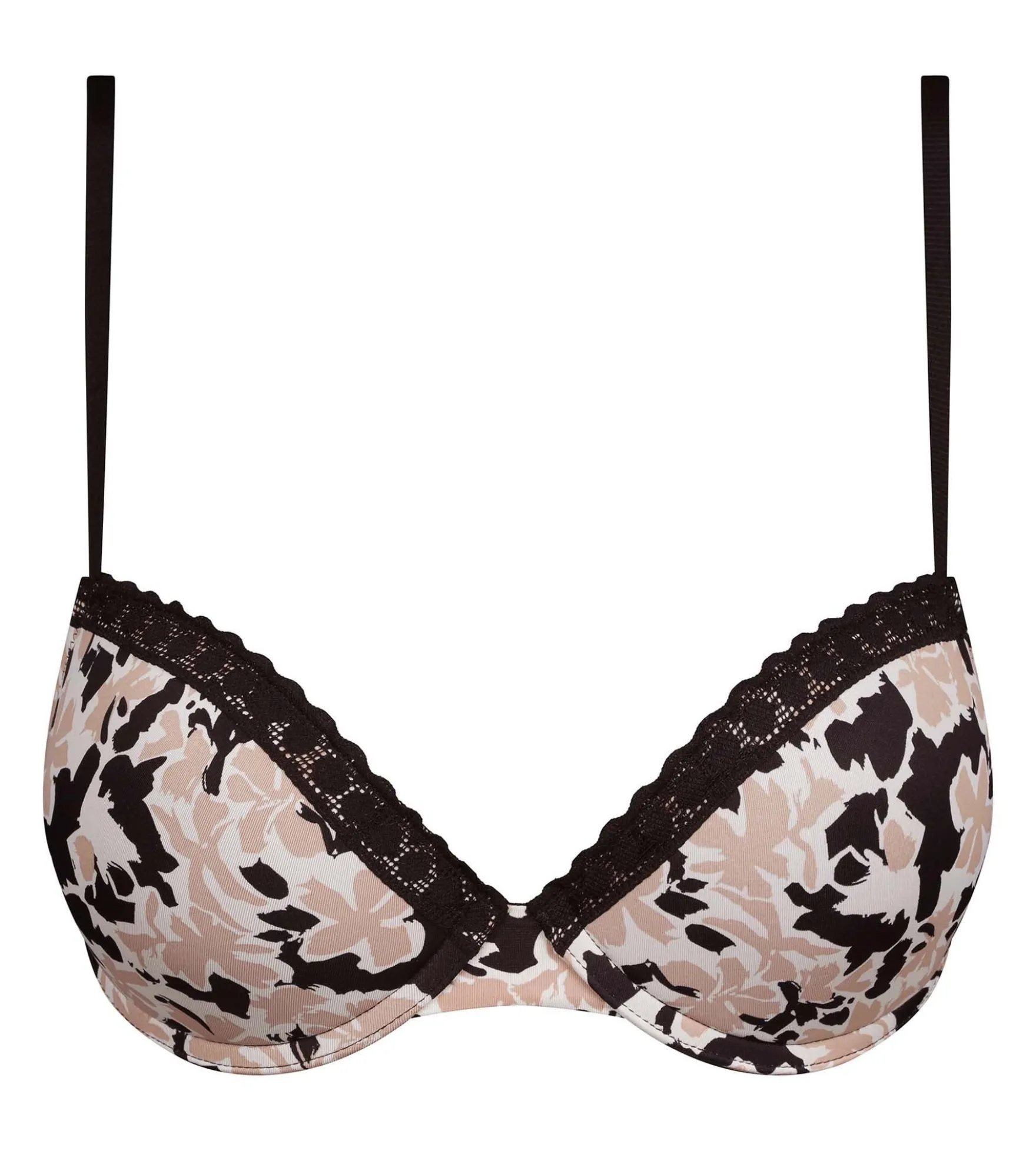 Soutien-gorge corbeille à armatures Nude au motif floral Daily Micro