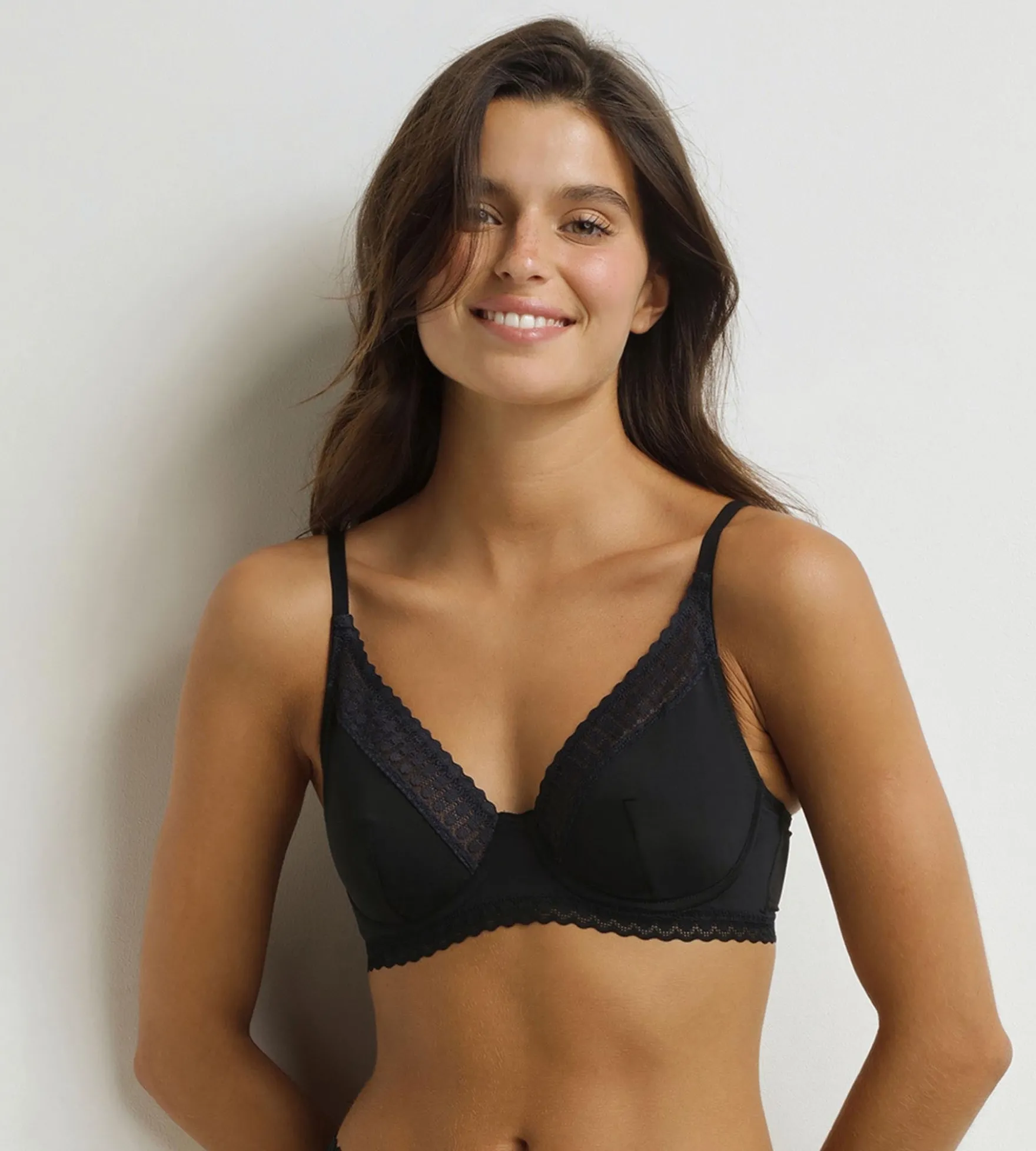 Soutien-gorge corbeille à armatures Noir Daily Micro
