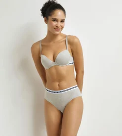 Soutien-gorge corbeille à armatures Gris Dim Icons