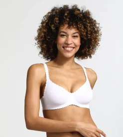 Soutien-gorge corbeille avec armatures blanc Body Touch Dim