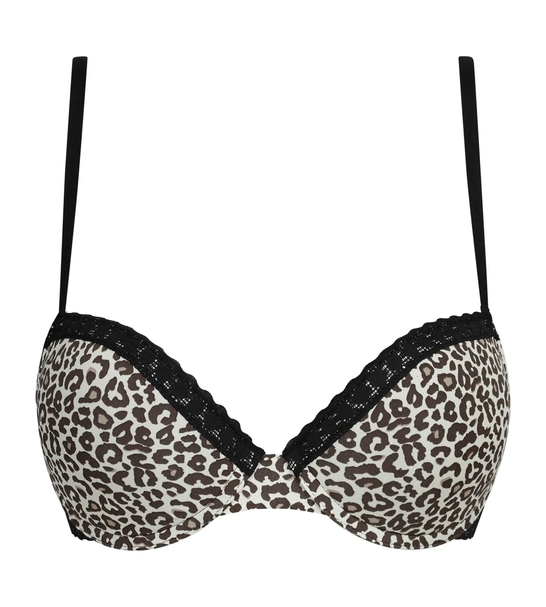 Soutien-gorge corbeille en microfibre léopard Dim Daily Micro