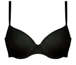 Soutien-gorge corbeille en microfibre Noir Dim Invisible