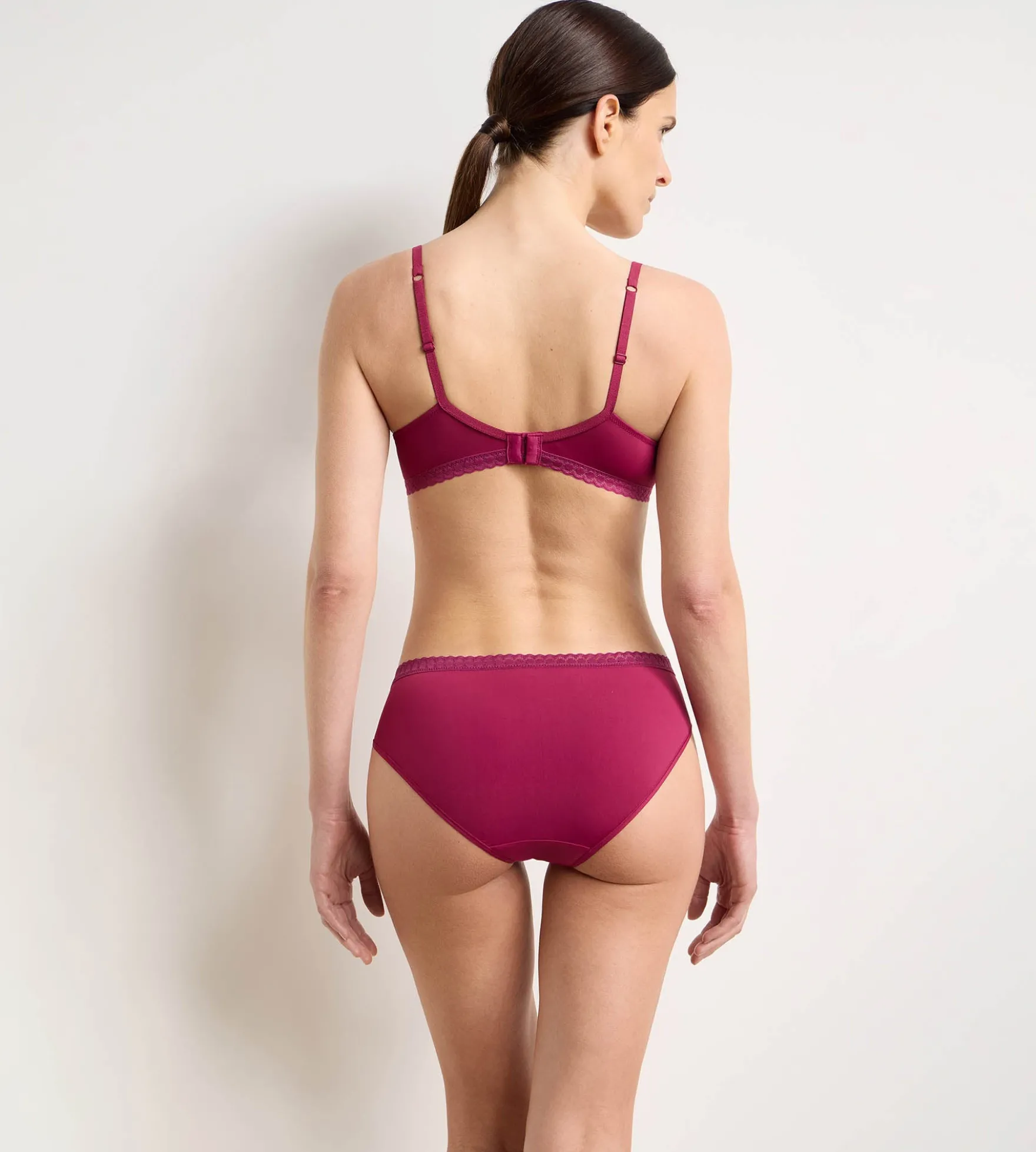 Soutien-gorge corbeille paddé framboise intense Daily Micro