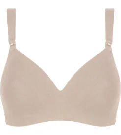 Soutien-gorge d’allaitement en jersey coton chair Dim Maternité