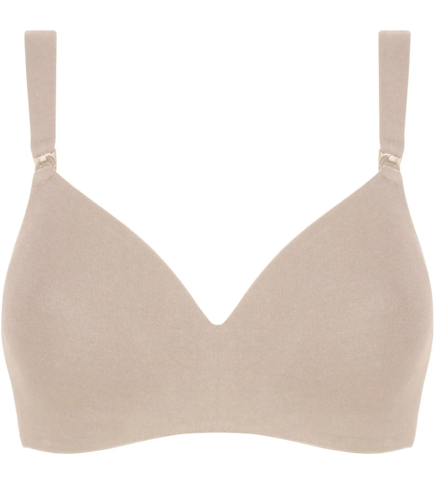 Soutien-gorge d’allaitement en jersey coton chair Dim Maternité