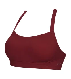 Soutien-gorge de sport en microfibre sculptante Bordeaux Dim Move