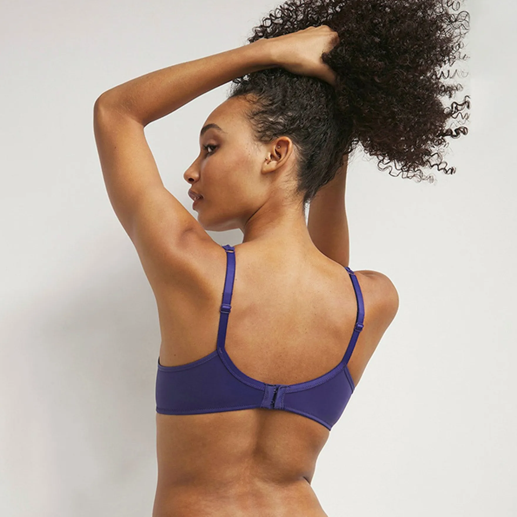 Soutien-gorge emboitant à armatures Violet Aubergine Generous Dim